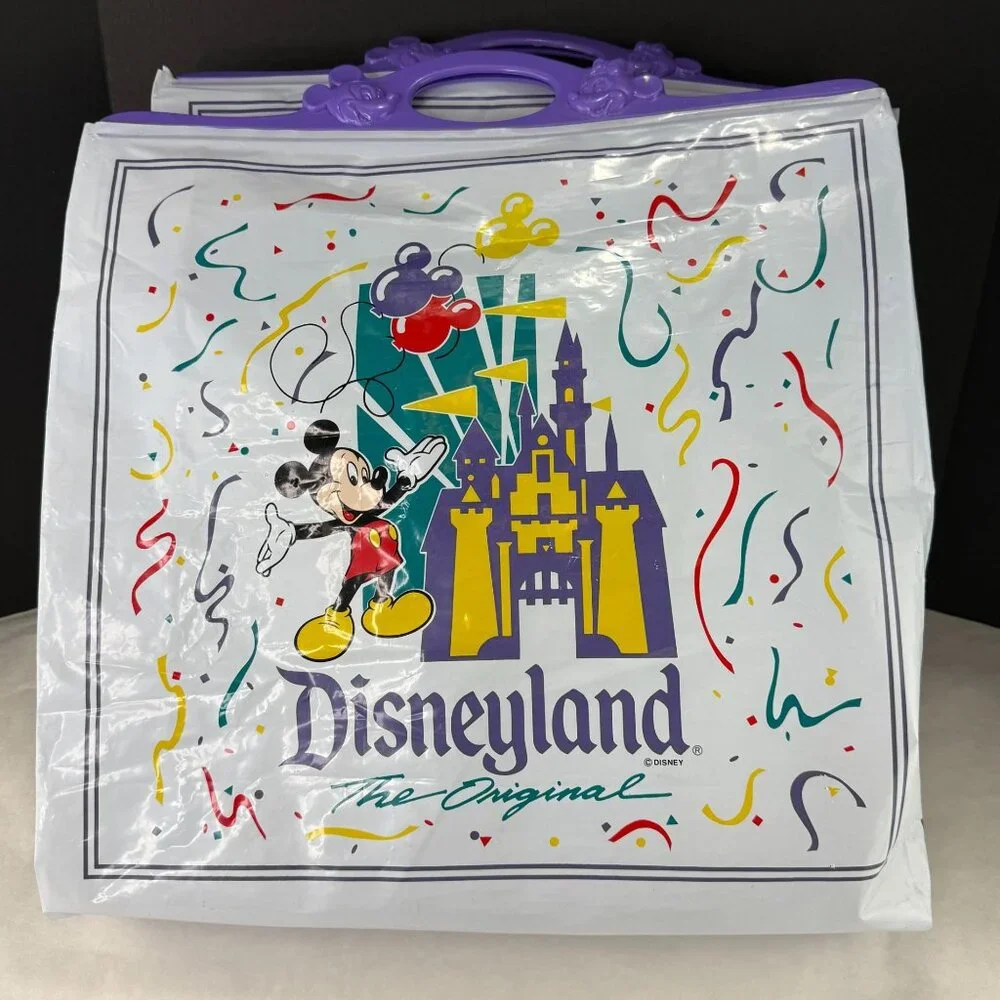 Vintage Disneyland The Original Mickey Mouse Souvenir Shopping Bag Lot of 2 - Picture 2 of 16